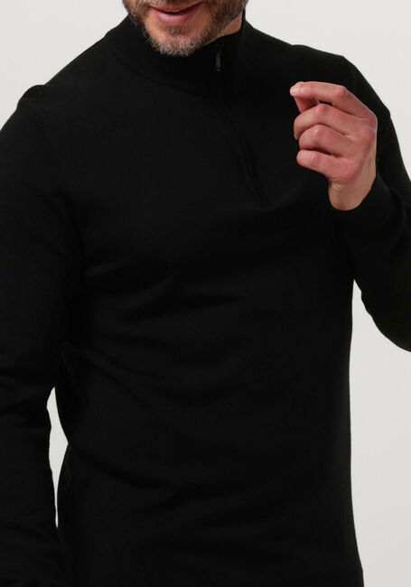 PROFUOMO Pull PULLOVER HALF ZIP en noir - large