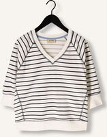 Blauwe MOS MOSH Sweater MMMAGGIE STRIPE SWEATSHIRT Blauwe MOS MOSH Sweater MMMAGGIE STRIPE SWEATSHIRT - medium