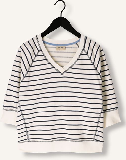 Blauwe MOS MOSH Sweater MMMAGGIE STRIPE SWEATSHIRT Blauwe MOS MOSH Sweater MMMAGGIE STRIPE SWEATSHIRT - large