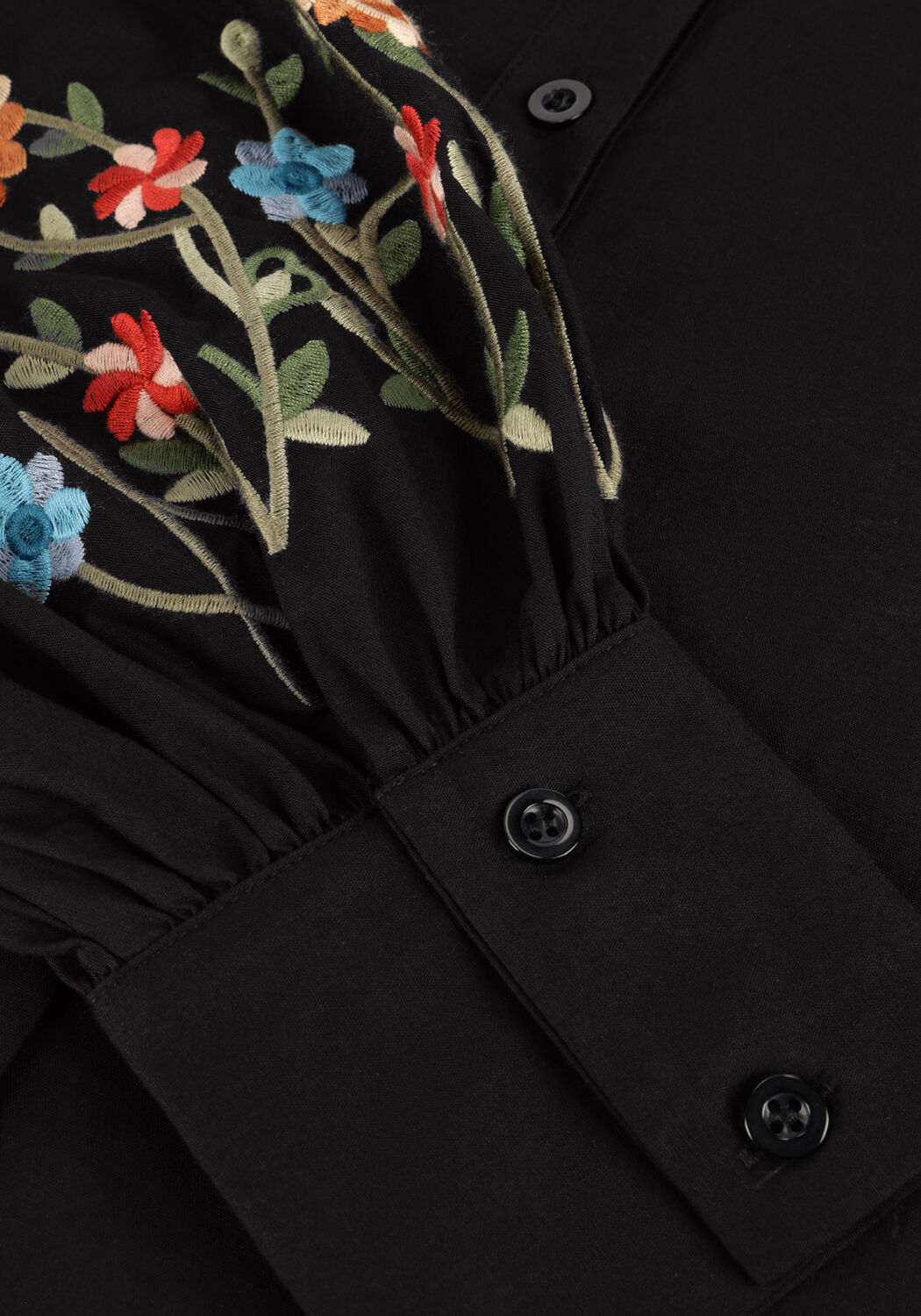 Zwarte YDENCE  BLOUSE BLOSSOM - large