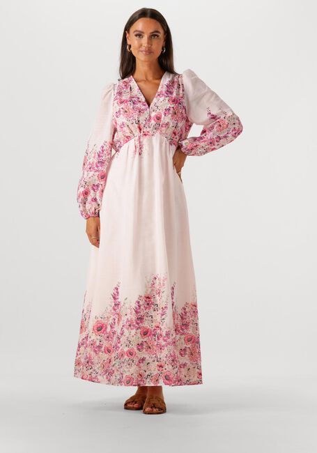 NEO NOIR Robe maxi SILFI FLOWER PRINT DRESS Rose clair - large