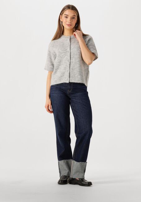 SELECTED FEMME Gilet SLFLULU 2/4 KNIT CARDIGAN en gris - large