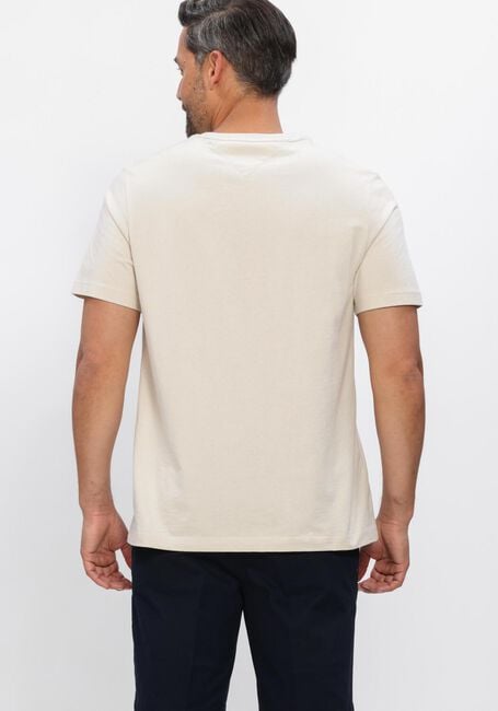 TOMMY HILFIGER T-shirt ESS SEASONAL REG FIT SOLID TEE &Eacute;cru - large