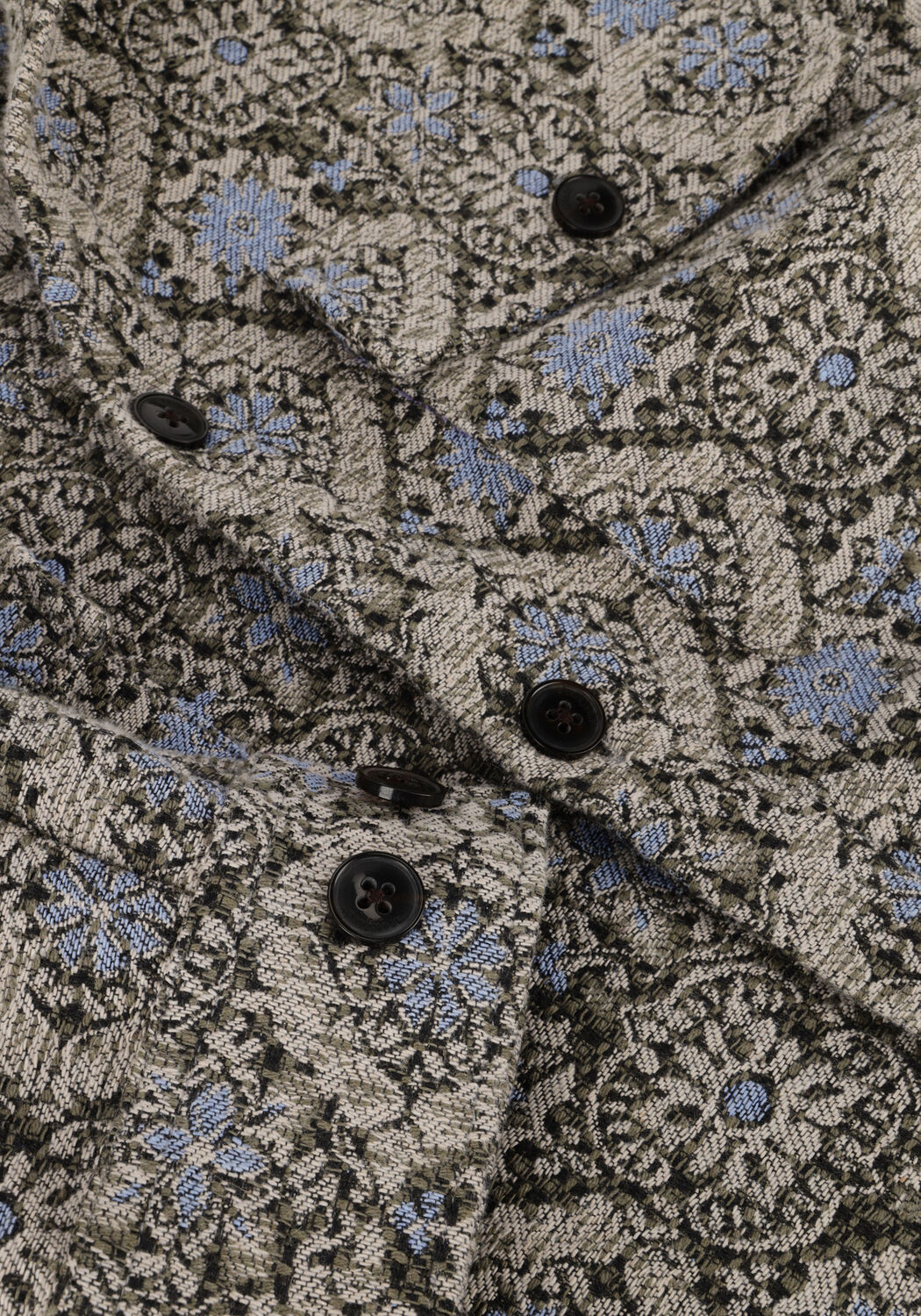 ANERKJENDT AKOSCAR JAQUARD OVER SHIRT Chemises en bleu - large