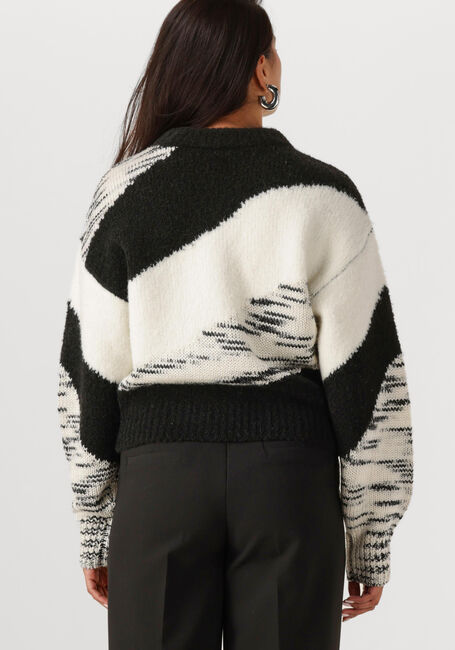 Zwarte ANOTHER LABEL Trui BRISSA KNITTED PULL L/S - large