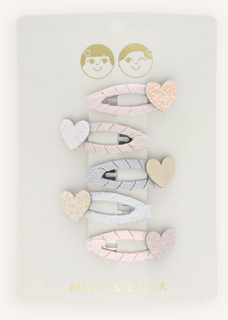 Mimi & Lula TEENY HEART MINI CLIC CLACS Accessoires pour cheveux en rose Mimi & Lula TEENY HEART MINI CLIC CLACS Accessoires pour cheveux en rose - large