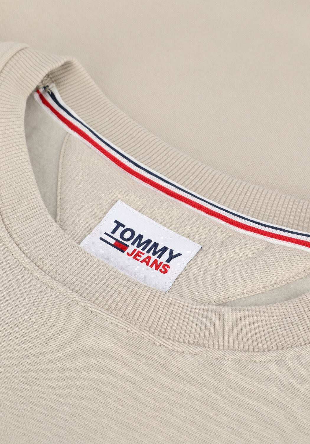 TOMMY JEANS Chandail TJM REGULAR FLEECE C NECK en beige - large