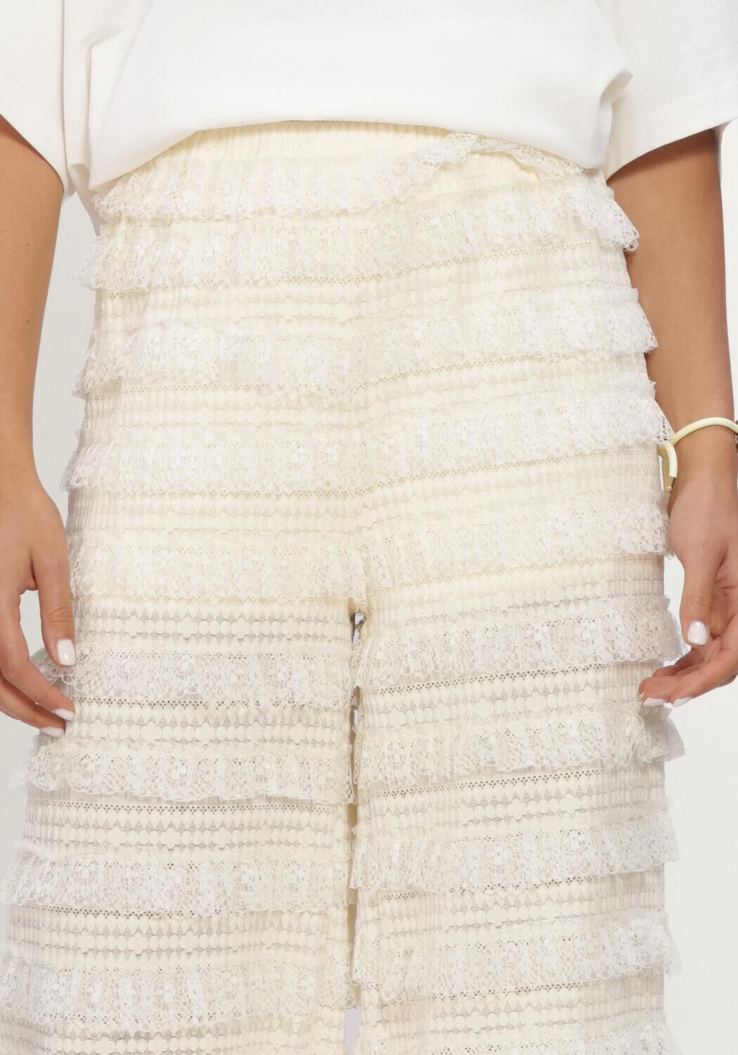 HARPER & YVE Pantalon large LO-PA Blanc - large