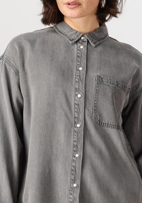 OBJECT OBJFRAME L/S LO SHIRT Blouses en gris - large