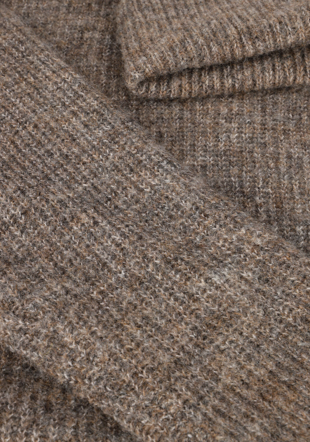 Taupe YDENCE Trui KNITTED SWEATER LIL - large