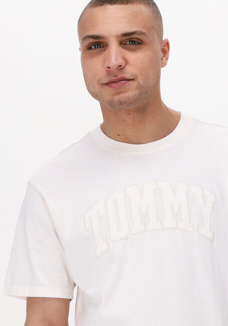 TOMMY JEANS T-shirt TJM TONAL TOMMY COLLEGIATE TEE en blanc - large