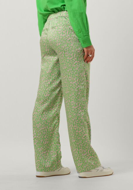 MODSTRÖM Pantalon CLARKE PRINT PANTS en vert - large
