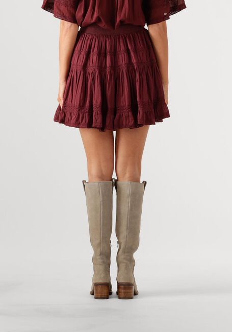 NEO NOIR Mini-jupe CALLIA S VOILE SKIRT Bordeaux - large