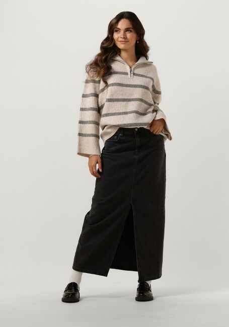 Zand NEO NOIR Trui NEVENA STRIPE KNIT BLOUSE - large