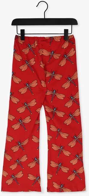 CARLIJNQ Pantalon évasé DRAGONFLY - FLARED LEGGING en rouge - large