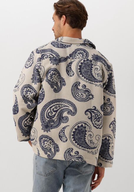 WOODBIRD Surchemise WBBLADE JAQUARD JACKET en bleu - large