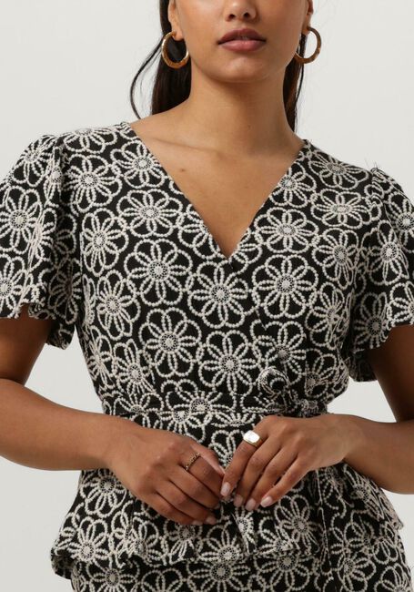 YDENCE Haut TOP DORIT en noir - large
