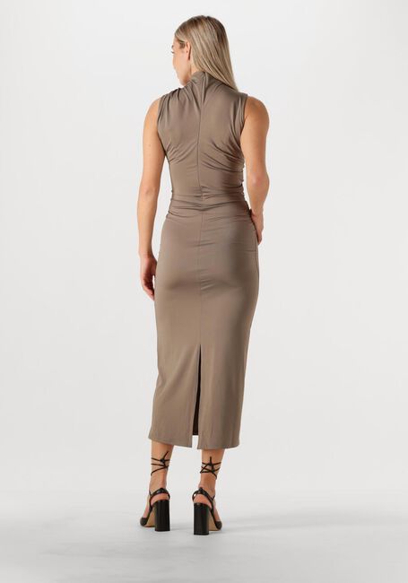 ROSEMUNDE Robe maxi BILLIE SL LONG DRAPE DRESS en taupe - large