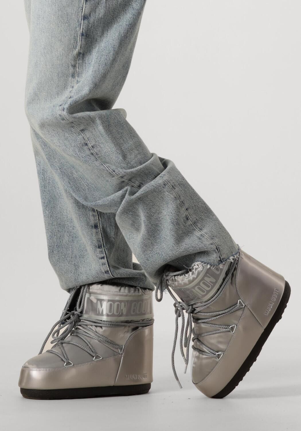 Zilveren MOON BOOT  ICON LOW GLANCE - large