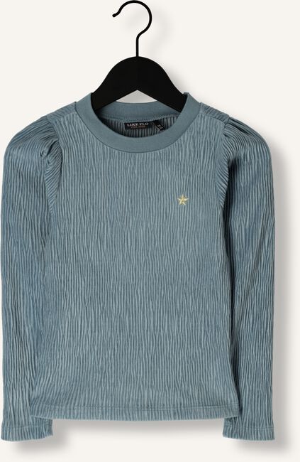 Blauwe LIKE FLO Tops & T-shirts ESMAY VELVET TOP Blauwe LIKE FLO Tops & T-shirts ESMAY VELVET TOP - large