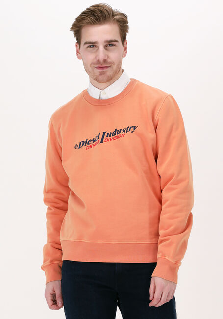 DIESEL Chandail S-GINN-IND en orange - large