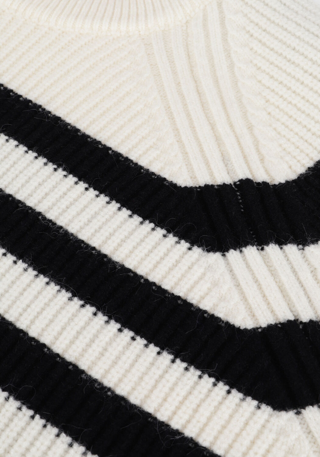 SECOND FEMALE Pull MATEA KNIT O-NECK Blanc - large