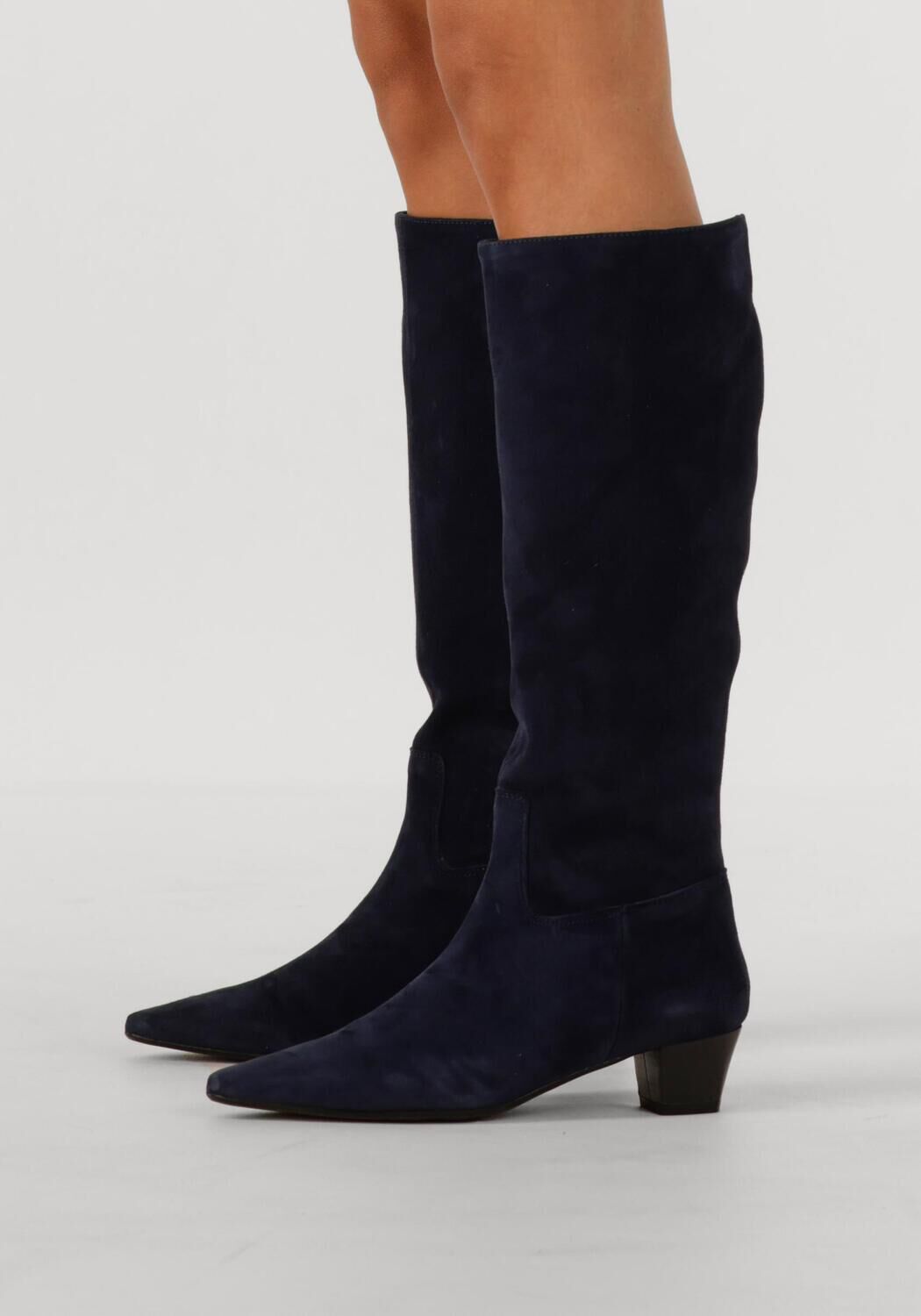 STEFANO LAURAN Bottes hautes 010-290 en bleu - large