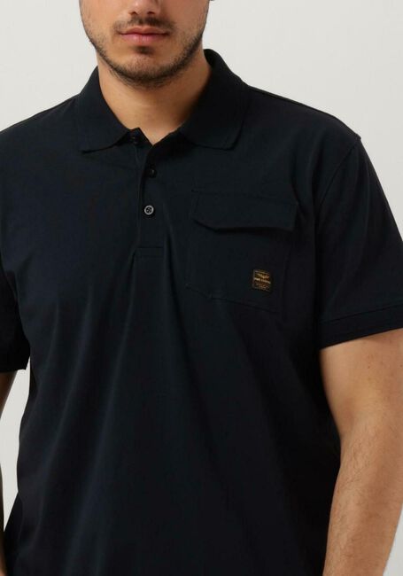 PME LEGEND Polo SHORT SLEEVE POLO STRETCH JERSEY en bleu - large