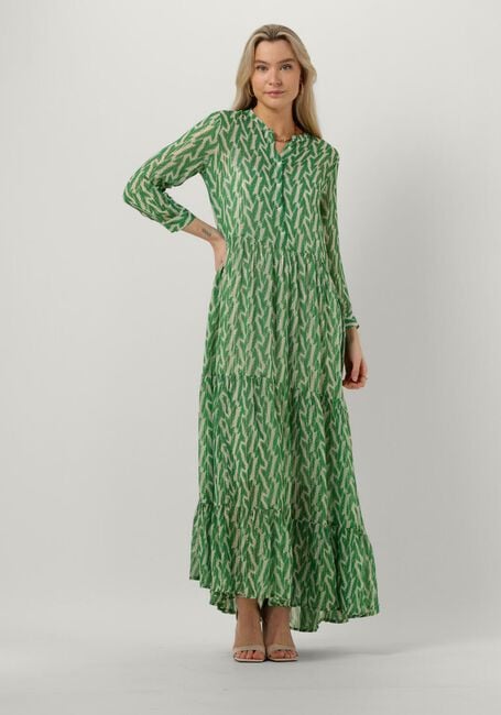 Groene LOLLYS LAUNDRY Maxi jurk NEE DRESS - large