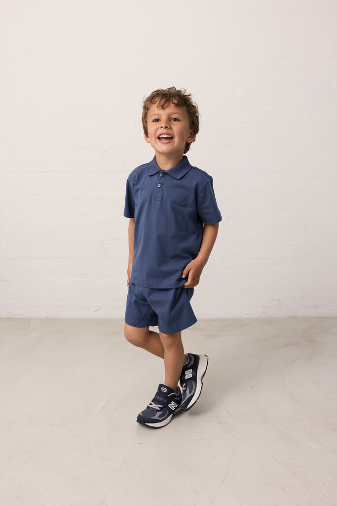 Blauwe MARMAR COPENHAGEN Polo TAD POLO - large