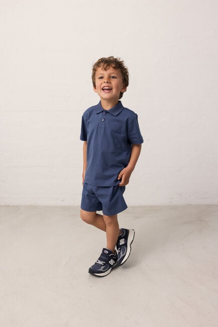 Blauwe MARMAR COPENHAGEN Polo TAD POLO - large