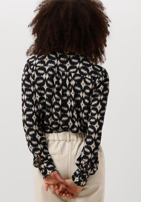 Zwarte BY-BAR  RIBBE BRISK BLOUSE - large