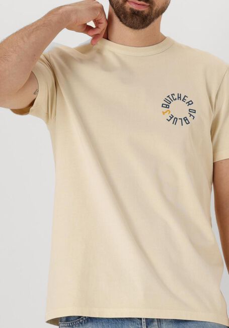 BUTCHER OF BLUE T-shirt ARMY CIRCLE TEE en beige - large