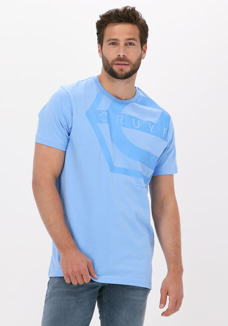 CRUYFF T-shirt SAUL T-SHIRT - 95 / 5 COTTON / ELASTHAN en bleu - large