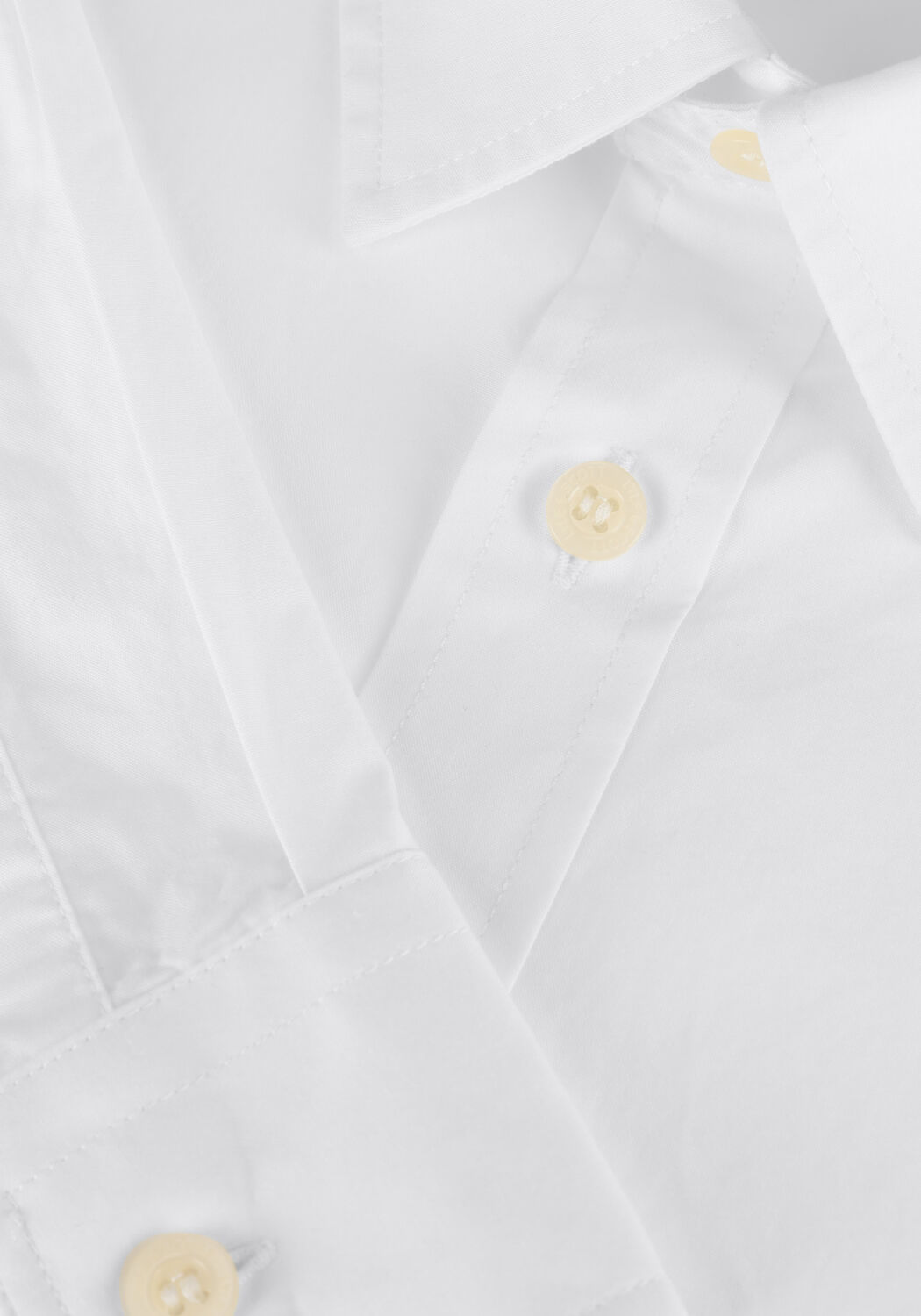 Witte LYLE & SCOTT Casual overhemd LONG SLEEVE POPLIN - large