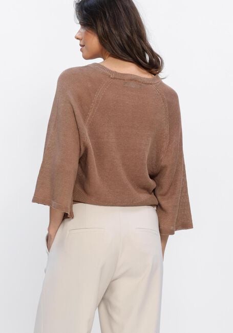 Bruine STUDIO AR Trui MARISOL LINNEN KNIT - large