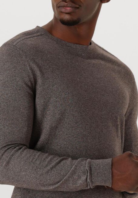 Grijze SELECTED HOMME Trui SLHBERG CREW NECK NOOS - large
