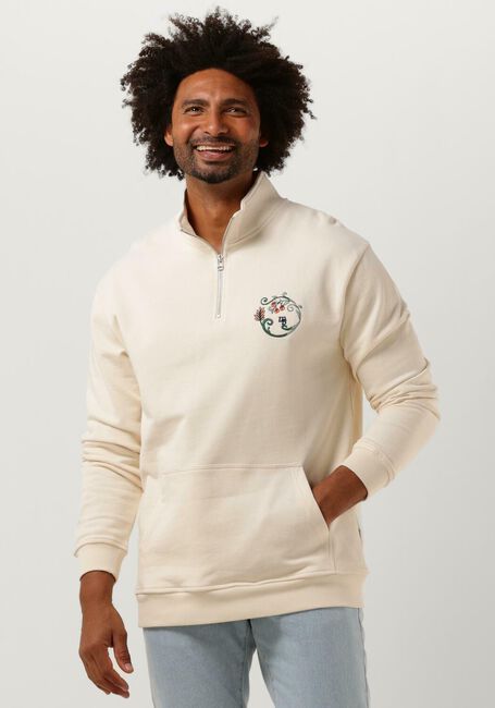 WOODBIRD Chandail LASS CURL HALF-ZIP Blanc - large