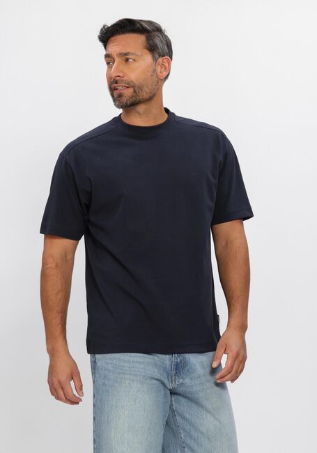 GENTI T-shirt T-SHIRT SS 1227 Bleu fonc&eacute; - large