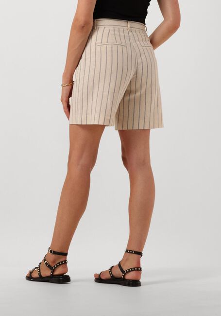 Zand SELECTED FEMME Broeken/jumpsuits SLFHILDA MW SHORTS PIN STRIPE - large
