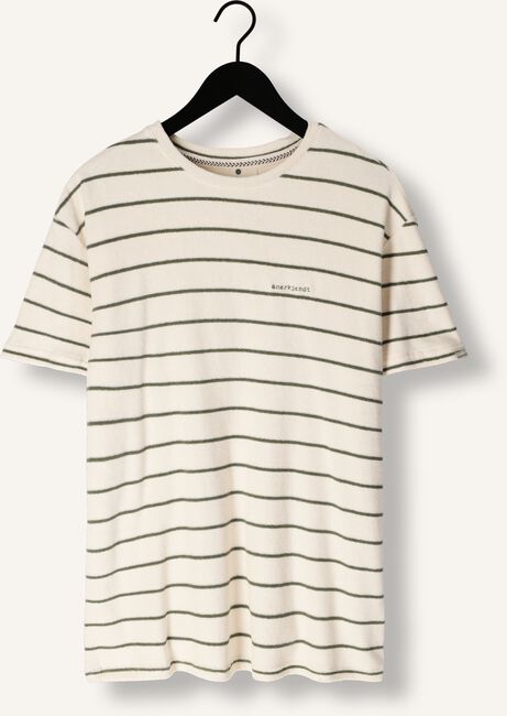 Beige ANERKJENDT T-shirt AKKIKKI S/S FROTTE STRIPE TEE Beige ANERKJENDT T-shirt AKKIKKI S/S FROTTE STRIPE TEE - large