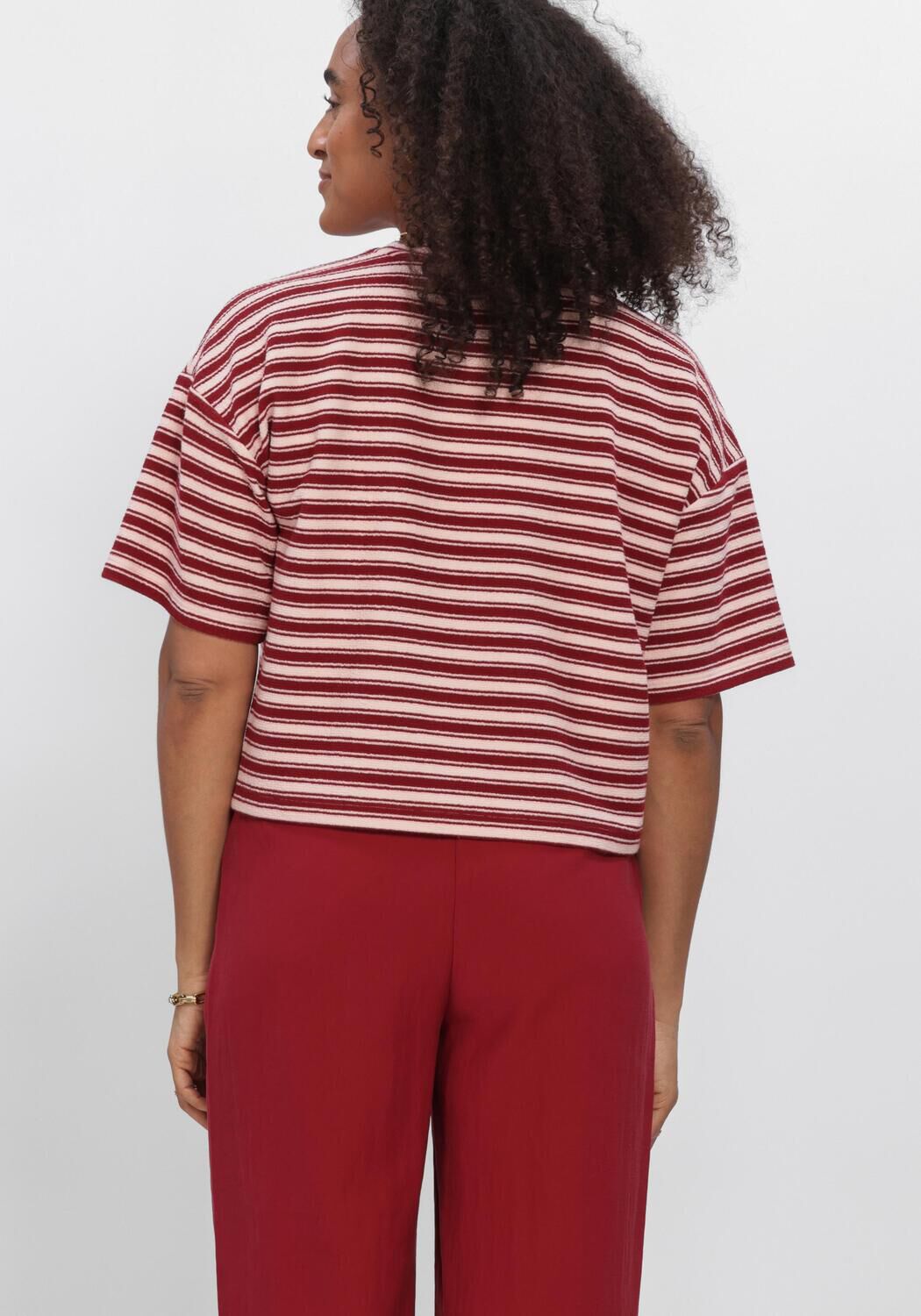Rode MSCH COPENHAGEN Top MSCHCESSALIA TEE - large