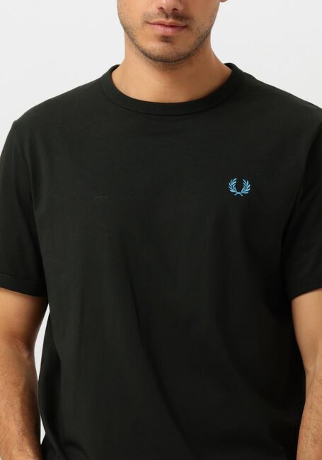 FRED PERRY T-shirt RINGER T-SHIRT en vert - large