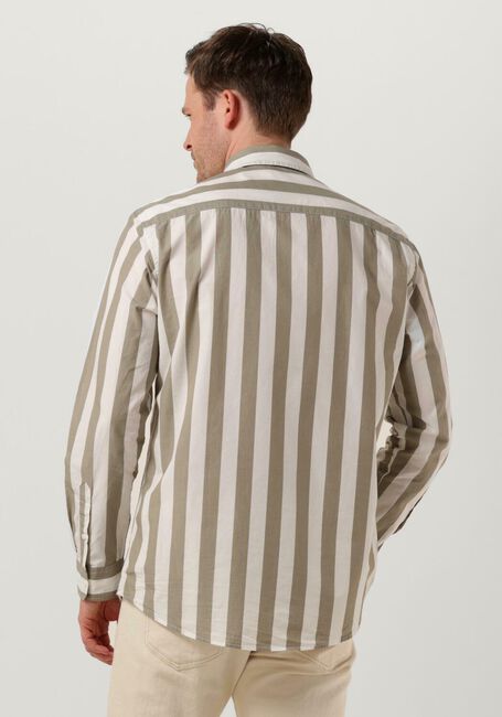 SELECTED HOMME Chemise décontracté SLHREGREDSTER SHIRT STRIPE LS W Olive - large