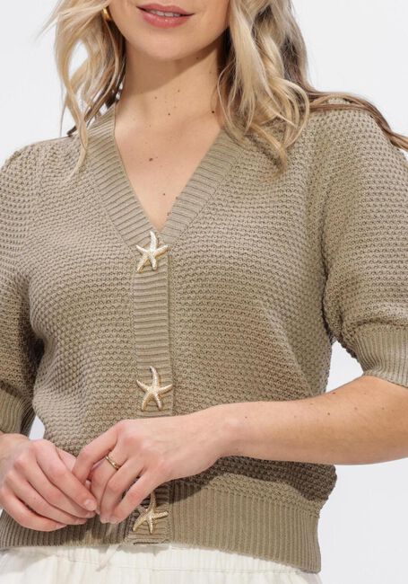 Khaki NOTRE-V Trui NV-HIDY - large