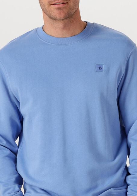 SCOTCH & SODA Chandail SEASONAL CORE - REGULAR-FIT LOGO SWEATSHIRT Bleu clair - large