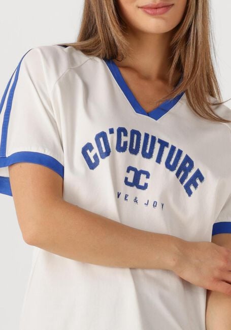 CO'COUTURE T-shirt SIARACC OVERSIZE SPORTY V-TEE en bleu - large