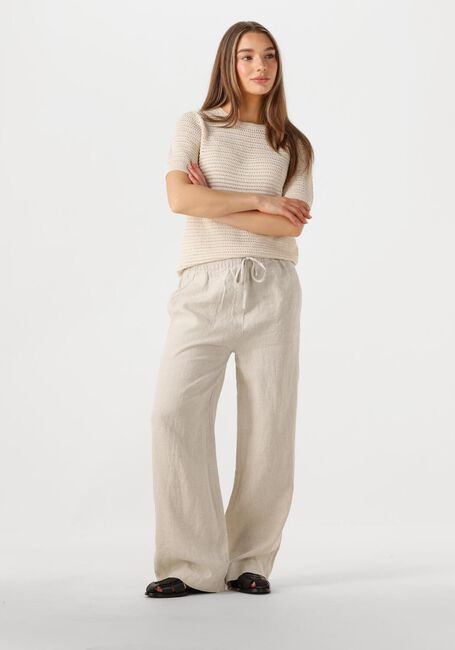 BY-BAR Pantalon BASIL LINNEN PANT en beige - large