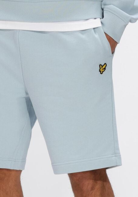 LYLE & SCOTT Pantalon courte PLAIN SWEATSHORT Bleu clair - large