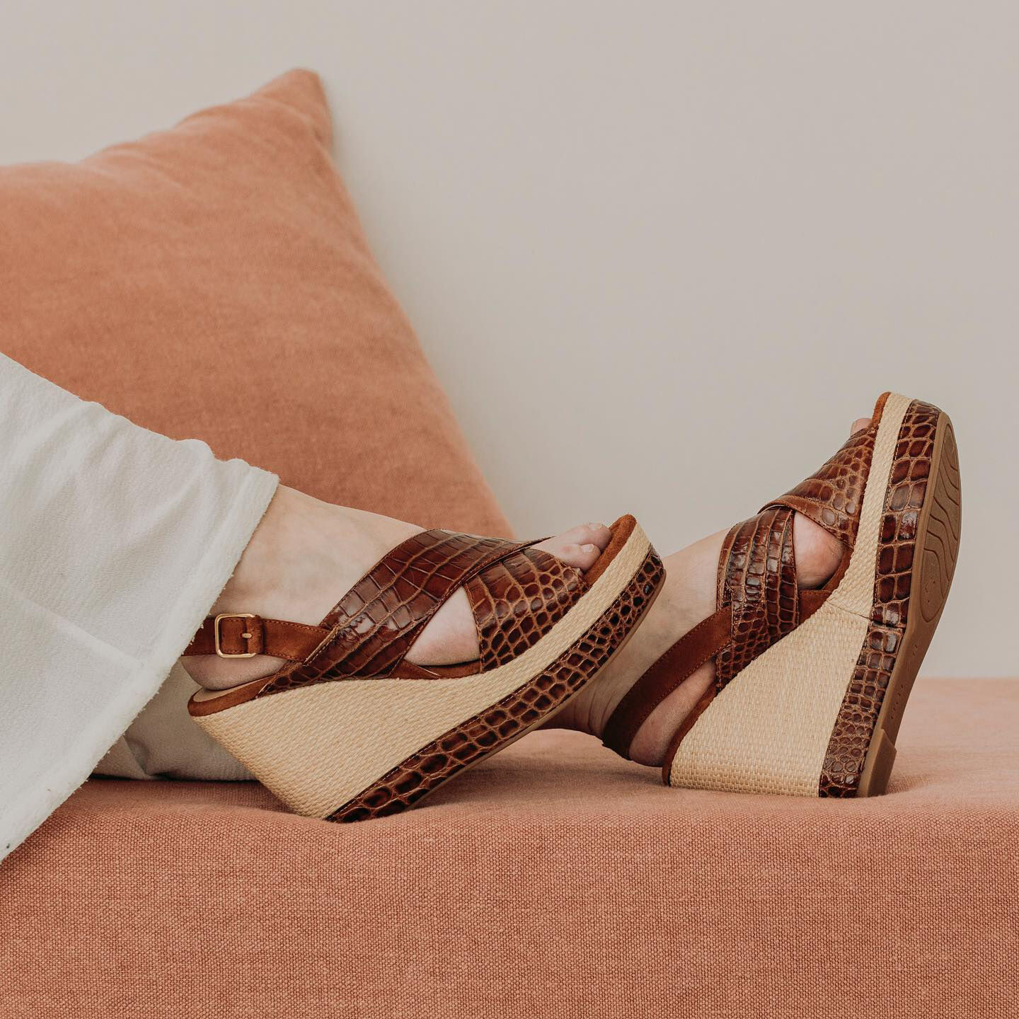 Bruine UNISA Sandalen MIGUEL - large